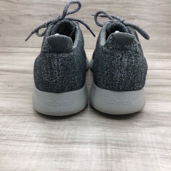 Allbirds Sneakers Mens 13 Gray Merino Wool Runners Lace Up Shoes main image 6
